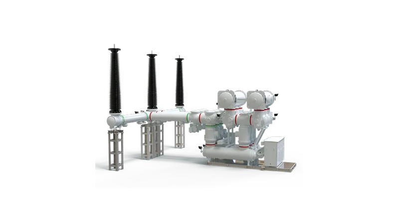 Sieyuan 252kV Hybrid Gas-Insulated Switchgear product photo &mdash; Incoming-Outgoing Line Electrical Interlock.