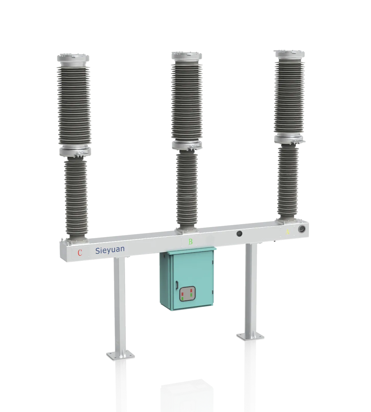 Sieyuan SF6-Free Live Tank Circuit Breaker product photo — 145kV.