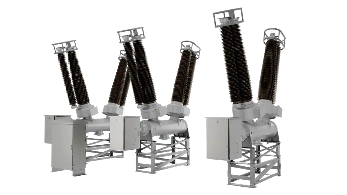 Sieyuan LW58A Dead Tank Circuit Breaker product photo — 252kV, 63kA, With Capacitor (2).