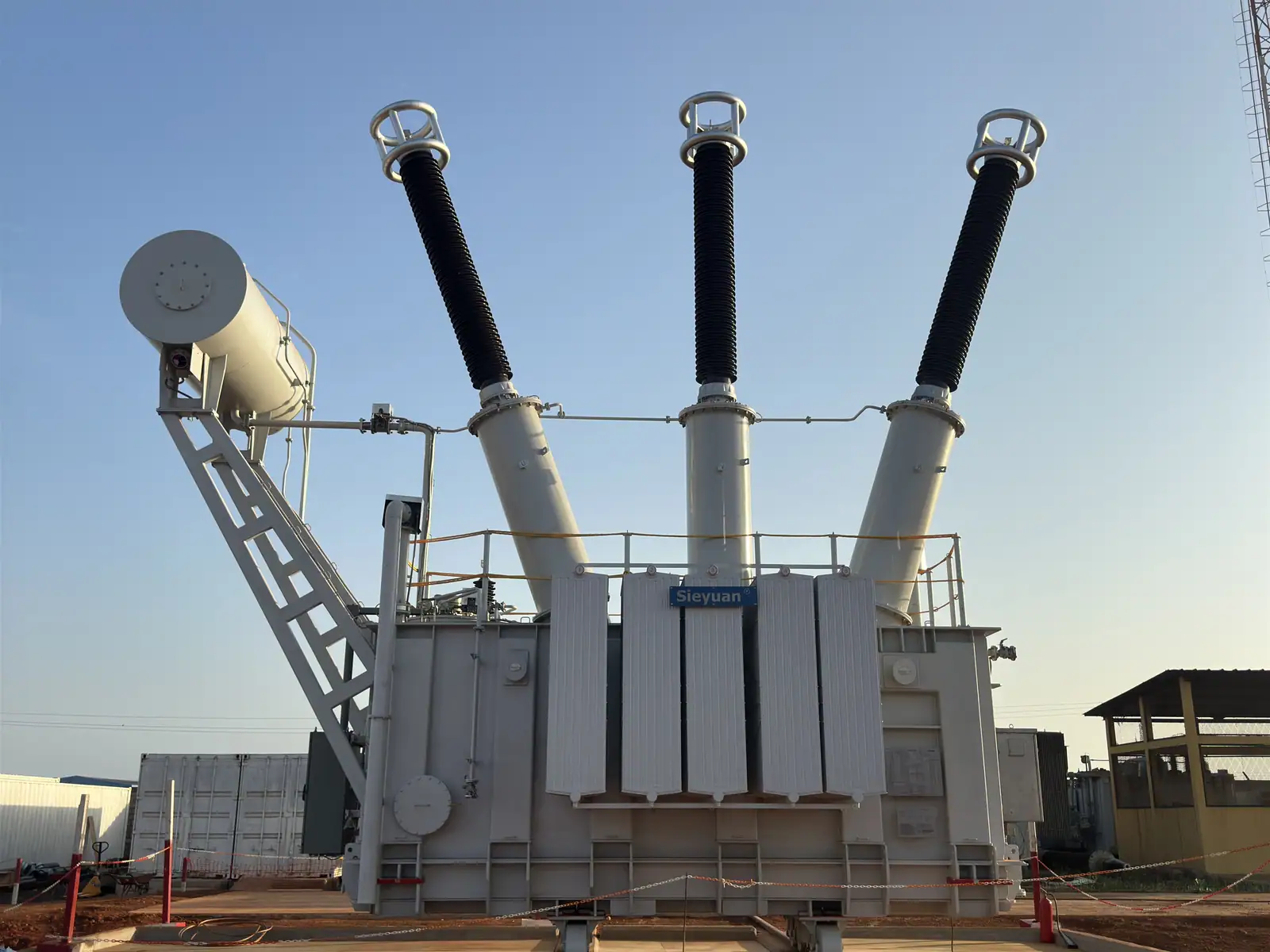 Sieyuan High Voltage Reactor (220kV, Adjustable) installed on site.
