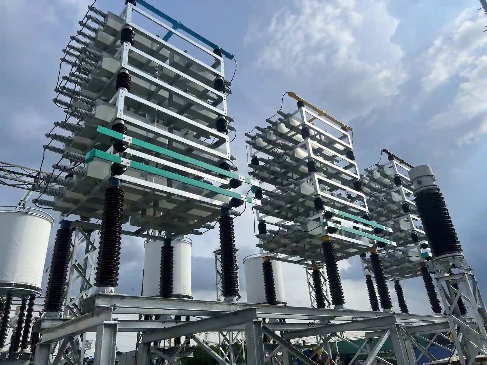 Sieyuan Open-rack Capacitor Bank installed on site.