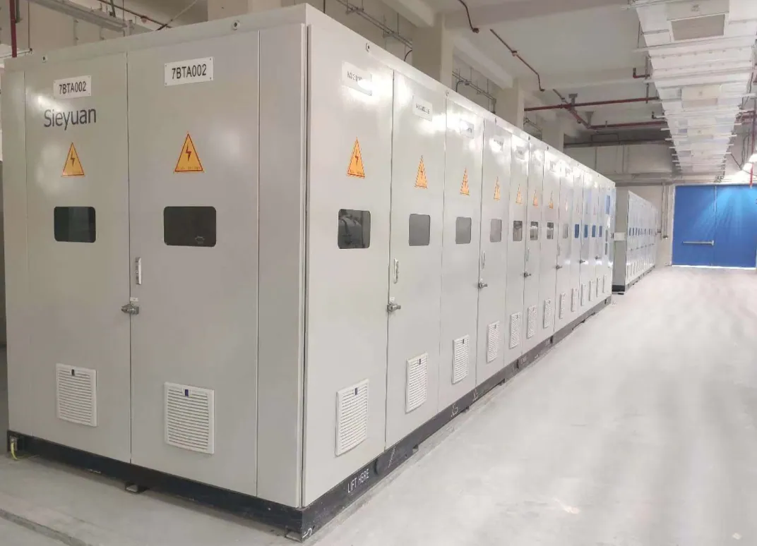 Sieyuan Cabinet-type Capacitor Bank installed on site.