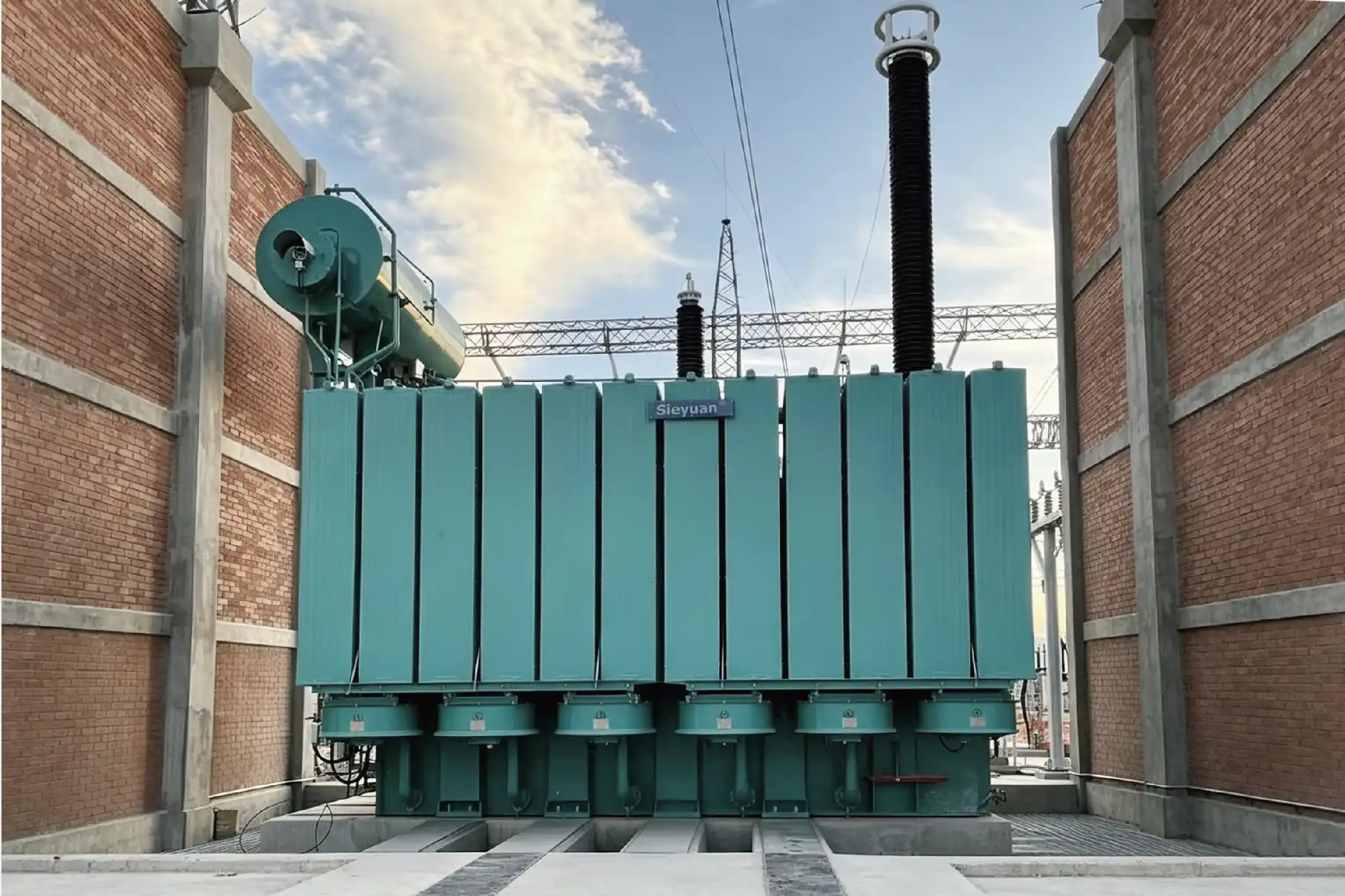 Sieyuan Toshiba 400 kV power transformer supplied to a substation in Coahuila