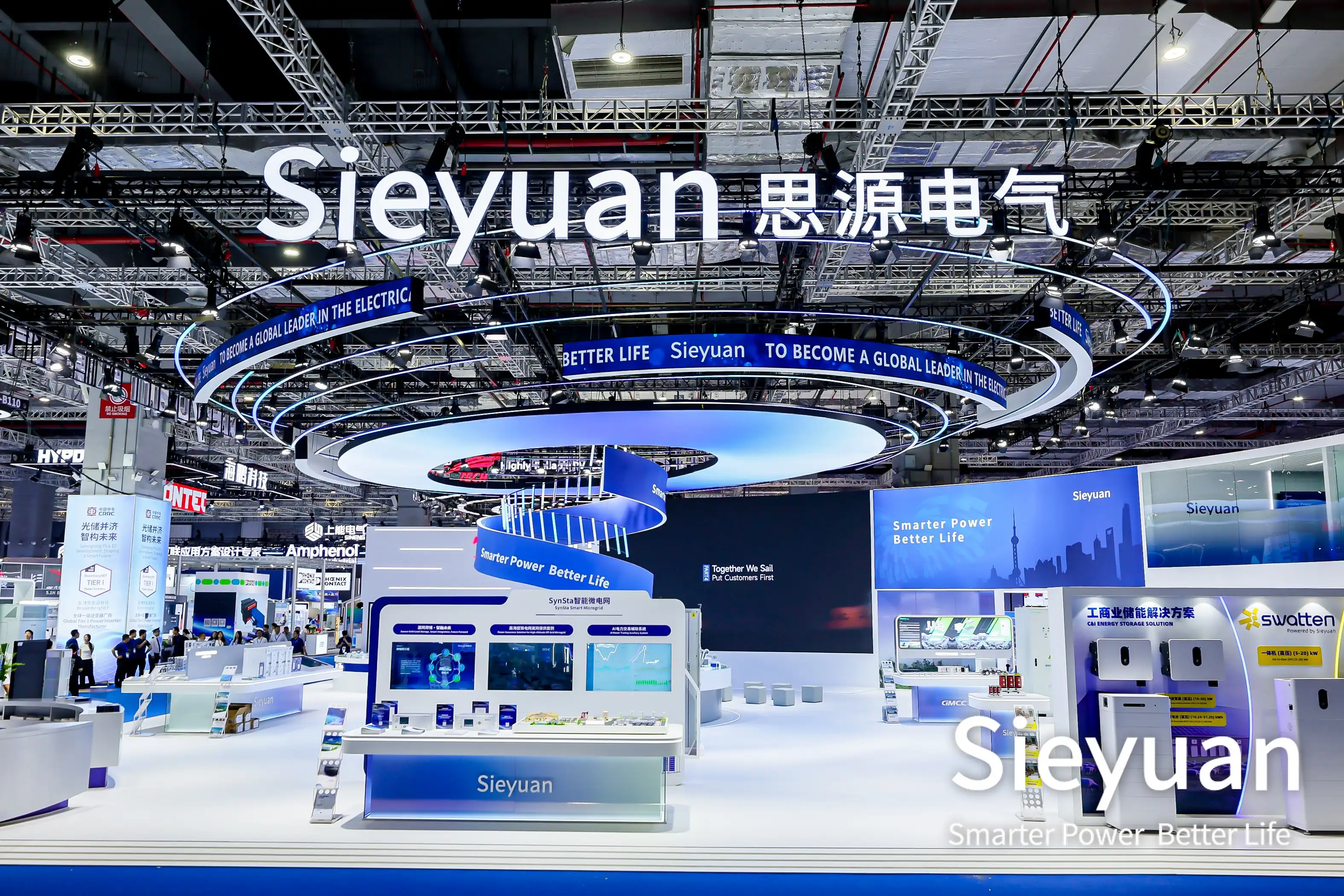 Sieyuan booth in SNEC EXPO