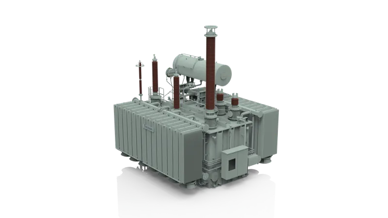 3D render of a Sieyuan Liquid-immersed Power Transformer