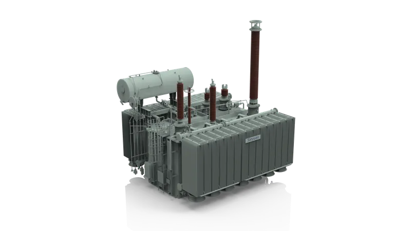 3D render of a Sieyuan Liquid-immersed Power Transformer