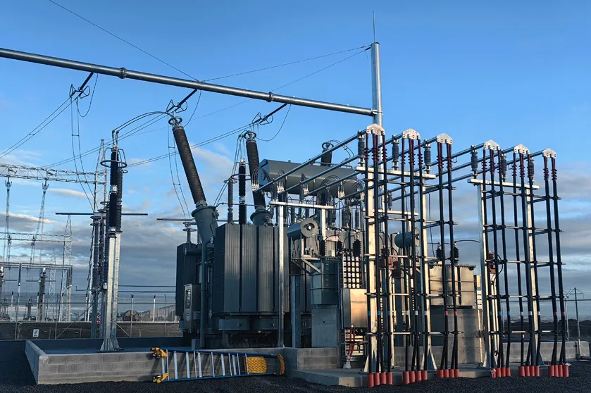 Sieyuan Toshiba 330 kV split-winding power transformer at an Australian utility-scale solar plant