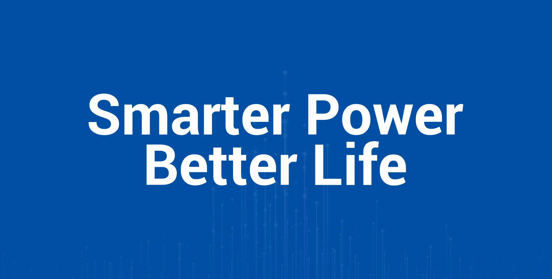 Sieyuan Smarter Power Better Life brand banner on a blue background