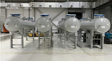 Sieyuan 420 kV dead tank circuit breakers for the Saudi NEOM Helios project in the factory