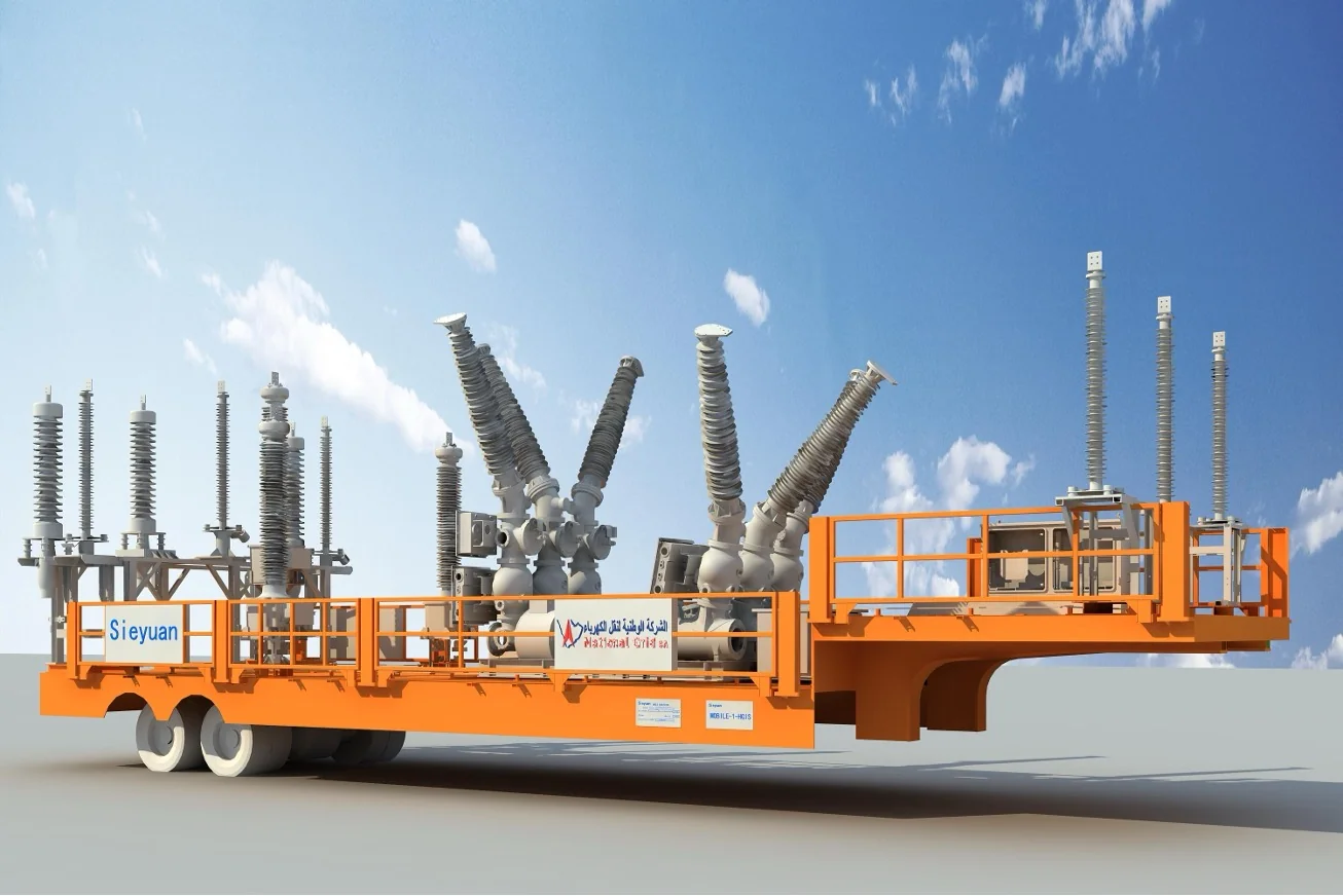 Sieyuan 132 kV mobile high-voltage substation delivered to Saudi Electricity Company